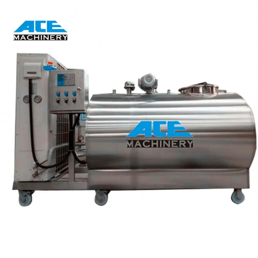 Machines de refroidissement sanitaires de laiterie de réservoir d'automation pour la petite installation de transformation de lait