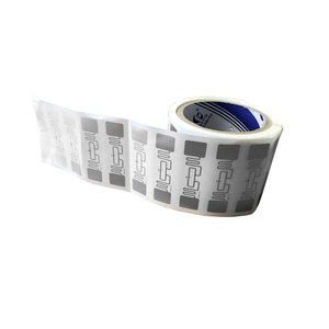 Wholesale Waterproof PET &amp; Paper Material 860-960Mhz <strong>UHF</strong> RFID Antenna 9662 Wet <strong>Inlay</strong> U8/U9 Chip ISO Model RFID Sticker - Product Image 1