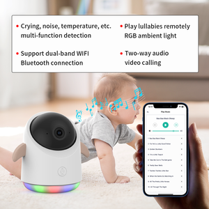 1080p Baby <strong>Monitor</strong> Video <strong>System</strong> with <strong>Intercom</strong> for Nursery Gender-Neutral <strong>Camera</strong> - Product Image 6