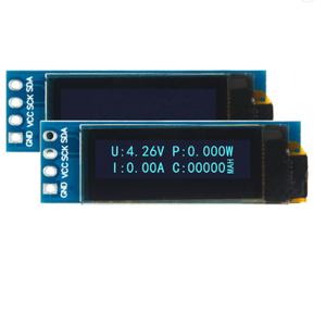 0,91-Zoll-OLED-Anzeigemodul 4-polige IIC-Schnitts telle 12832 LCD-Bildschirm SSD1306 blauer vertikaler Bildschirm kleiner Bildschirm - Product Image 2