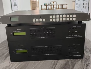 Matriz híbrida HD de 16 entradas y 16 salidas de fábrica para control de sistema de videoconferencia HD Conmutador de matriz profesional para sistema de video