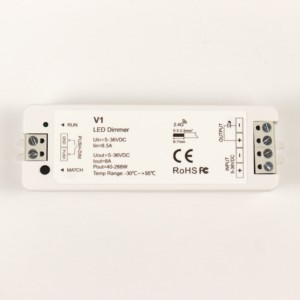 LEDストリップ調光器コントローラーDc5V-36V 8A出力2.4GhzワイヤレスRfリモートR11/R6/Rt6シングルカラーストリングテープリボンライト - Product Image 3