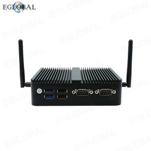 Eglobal Barato 12th Gen N100 J6412 Caja de computadora de seguridad de red 2 LAN 2 * Com X86 Linux Fanless Firewall Router Pfsense Mini PC - Product Image 1