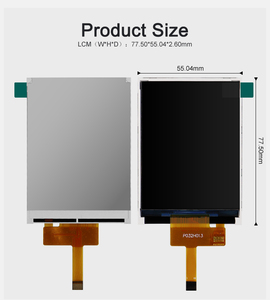 Polcd 3,2 "Pantalla LCM 240x320 Interfaz SPI 10pin ST7789V Pantalla LCD TFT de 3,2 pulgadas para control industrial - Product Image 4
