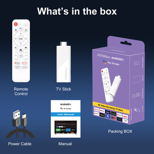 2GB 16GB เอทีวีมินิทีวี H96 H313สูงสุดกล่อง IPTV อัจฉริยะ14 GB Wifi6ดองเกิล USB ผู้ช่วยค้นหาด้วยเสียง Google รีโมท BT - Product Image 4