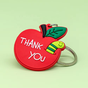 2025 Silicone vòng chìa khóa hướng dương bơ anh đào dưa hấu dâu tây phim hoạt hình nhà máy móc khóa tùy chỉnh Logo thiết kế chuyên nghiệp - Product Image 6