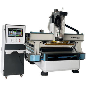 New <strong>CNC</strong> <strong>Nesting</strong> Cutting <strong>Machine</strong> 1328 ATC <strong>CNC</strong> <strong>Router</strong> <strong>Auto</strong> Upload and Down <strong>Load</strong> System Machinery Woodworking - Product Image 1
