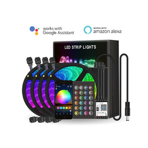 Hot 5050 <strong>RGB</strong> <strong>LED</strong> <strong>Strip</strong> Kit 15m 16 Million Colours WIFI App <strong>Control</strong> Adaptor Power Supplier with AU US Europe Plug - Product Image 3