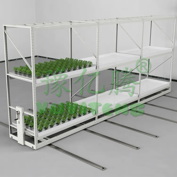 Grande cremagliera Mobile di coltivazione Microgreens per un'agricoltura interna efficiente