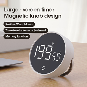 Pomodoro <strong>Timer</strong> Digital <strong>Timers</strong> Large Screen <strong>LED</strong> Magnetic for Kitchen in Classroom Fitness Cooking Study Easy for Children Elderly - Product Image 5