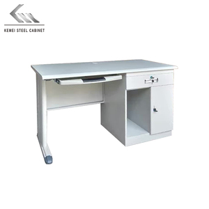 Classrrom Bàn Kim Loại Cơ Sở Thép Bàn Phím Khay MDF Máy Tính Để Bàn Văn Phòng Viết Bàn - Product Image 5