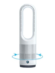 Display a LED 1200W riscaldatore spazio 30W ventola di raffreddamento Combo 80 ° oscillazione 8 velocità 3 modalità di riscaldamento 9H Timer telecomando in plastica - Product Image 5