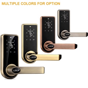Tek mandallı anahtarsız pim kod kapı kilitler sayı kilidi anahtar güvenli şifreli kilit - Product Image 5