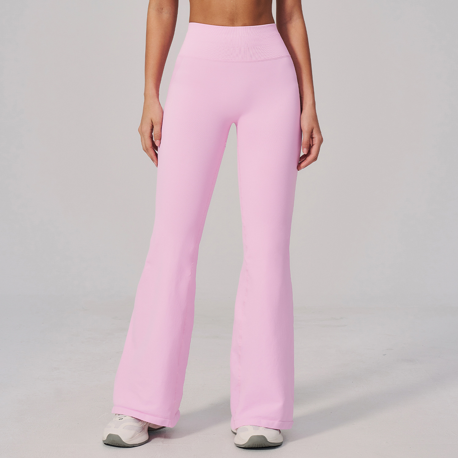 Flared Leggings- Pink