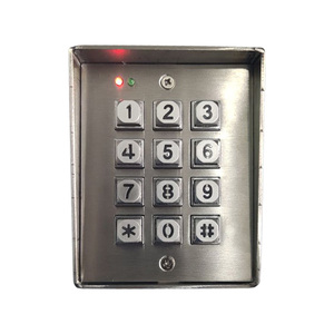 3x4 12 tasto della tastiera/IP65 tastiera in metallo/impermeabile tastiera a matrice per il controllo di accesso - Product Image 1