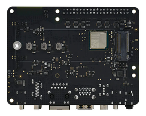 RUBIK Pi 3 es compatible con Android / Linux / LU / USB tipo A conector de cabecera de 40 pines conector M.2 M-key Micro USB y RTC Raspberry Pi