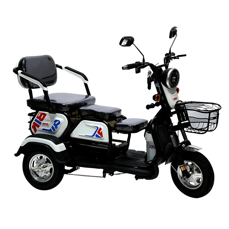 Penjualan laris roda tiga kendaraan kualitas premium skuter listrik bermotor becak untuk dewasa
