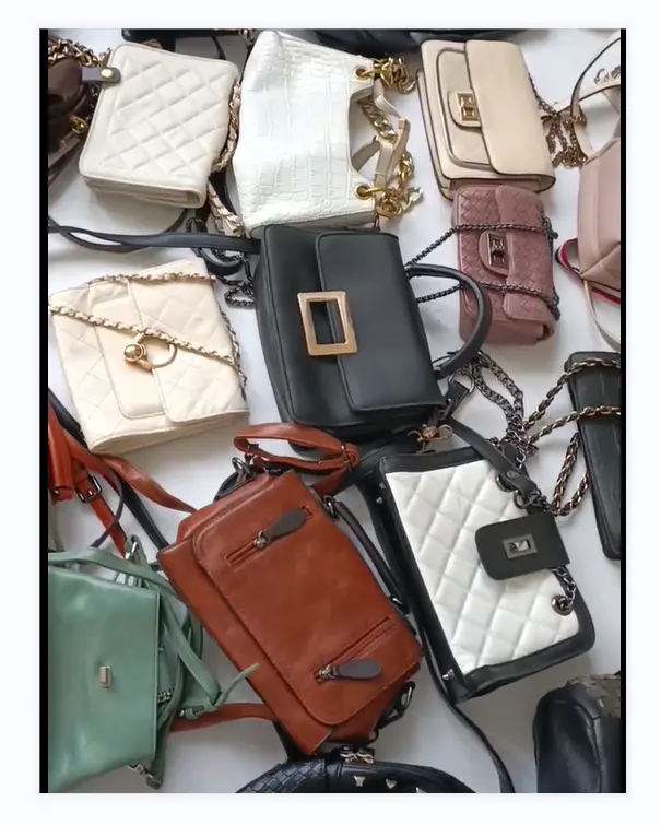 Factory Wholesale Used Leather Bag In Bulks For Women Good Quality Mixed Second Hand Bags For Sale