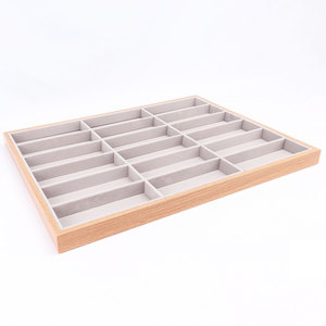 Optik mağaza sayacı 12-Slot çevre dostu parlak kaplama Modern tasarım güneş gözlüğü ve gözlük teşhir tepsisi saklama kutusu - Product Image 1