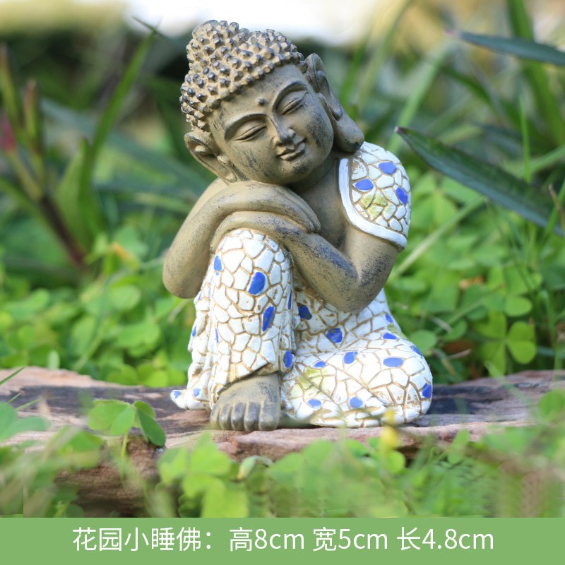 Sleeping Buddha in the garden
