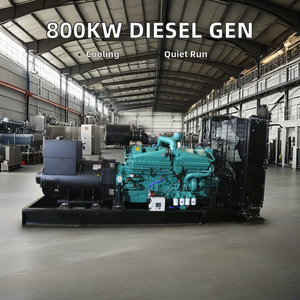Generador diésel 1000kVA Monitoreo remoto 800kW Opciones de bajo consumo de combustible para plantas de fabricación continua Frecuencia de funcionamiento - Product Image 3