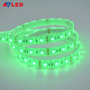 Tiras LED RGB 60 LEDs DC 12 24 Volt mavi diş açık renk değiştirme SMD 5050 RGB LED şeritler - Product Image 6