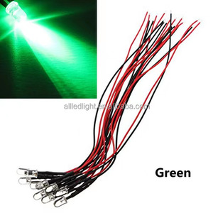 ไดโอด LED 12V ก่อนมีสาย5มม.,ไดโอดเปล่งแสงสว่างพิเศษ9.4นิ้ว/24ซม. กล่องชุดสีสำหรับวงจรวิทยาศาสตร์ Expe - Product Image 6