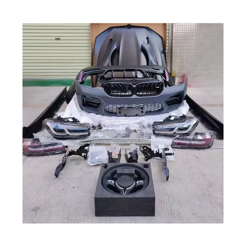 Pièces de systèmes de carrosserie automobile F10 F18 kit surround de mises à niveau nouvelles et anciennes comprenant des pare-chocs de voiture de phares pour BMW G30 G38