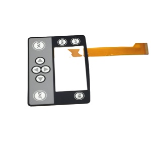 Tactile FPC membrane <strong>keyboard</strong> <strong>switch</strong> with <strong>embossed</strong> overlay - Product Image 2