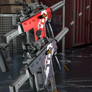 子供の殻投げ手動自動統合ソフトガンビクターダガーシェルを取り外してAWMおもちゃの銃を発射することができます - Product Image 4
