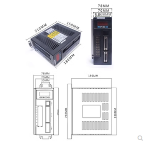Sürücü 10N.M 2.6KW motorlu 130ST-M10025 servo motor seti otobüs servo motor - Product Image 5