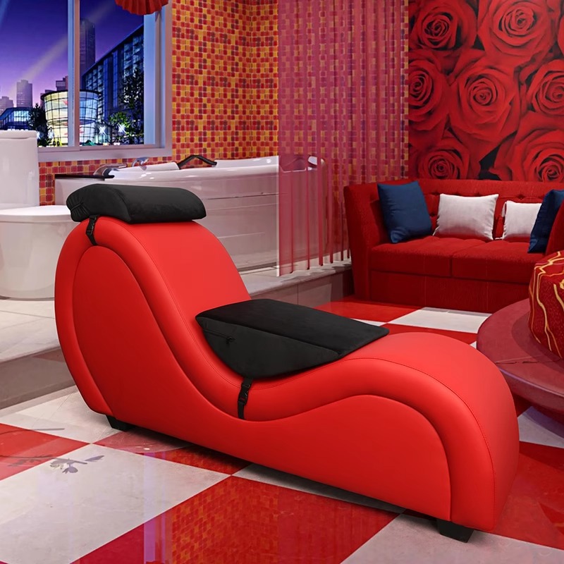 Rouge (Appui-tête et coussin de soutien lombaire)