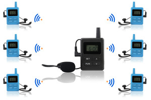 Sistema per conferenze con guida Audio Wireless digitale - Product Image 3