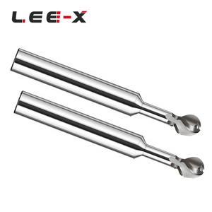 LEE-X HRC55 2 flüt R5 lolipop freze kesicisi şekillendirme ark freze kesicisi karbür topu T kesici karbür End Mill alüminyum - Product Image 3