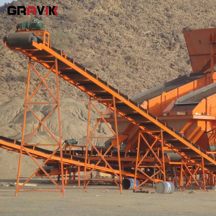 Stand Quarry Gravel Conveyor Belt Mining Equipment Conveyors
