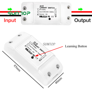 433Mhz Universal <strong>Wireless</strong> Remote Contr Ol Switch AC 220V 1CH Relay Receiver Module and RF 433 Mhz Led Light Transmitter - Product Image 3
