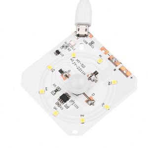 Sensore di movimento PIR LED HumanBody a induzione infrarossa luce notturna circuito scheda USB ricarica lampada ricaricabile modulo di controllo - Product Image 5