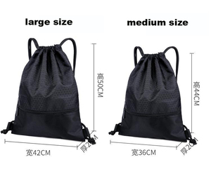 BSCI fabrika özel Logo ipli çanta tam renkli Cinch sırt çantası geri dönüşümlü su geçirmez Polyester İpli fermuarlı çanta - Product Image 5