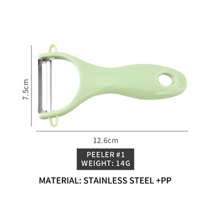 مقشرة جزر بطاطس عملية مريحة من الفولاذ المقاوم للصدأ ، مصنوعة يدويًا سهلة التنظيف ، مختارة بدقة - Product Image 6