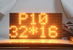 P10 желтый одноцветный светодиодный дисплей модуль 320x160 мм цифровая доска объявлений для рекламы светодиодный дисплей экран - Product Image 4