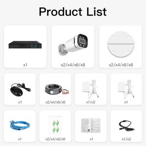 Sistema di telecamere di sicurezza 8mp 8 canali per la casa all'aperto 4ch Ahd Dvr Kit 8ch 5mp telecamere Ip telecamere di sorveglianza sistema di telecamere di sicurezza - Product Image 6