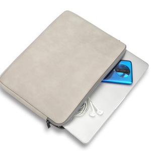 Laudtec Custom custodia per Laptop in pelle Pu borsa in pile spessa 14 pollici custodia per Notebook resistente agli urti e resistente Multi funzionale Dnb107
