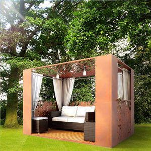 Yardistry sivrisinek örgü kiti gazebo tubi alluminio başına gazebo 4m alüminyum su geçirmez sert üst su geçirmez bahçe çardağı - Product Image 3