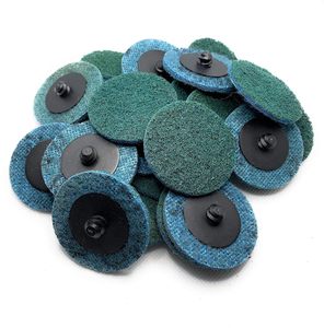 Quick Change 2-Inch Abrasive <strong>Disc</strong> with Plastic Backing Coarse Medium Fine Surface Conditioning for Stainless Steel &amp; Metals - Product Image 1