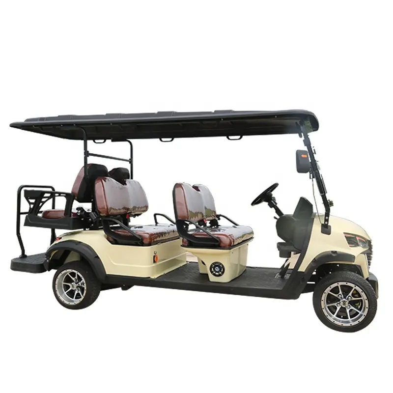Chariot de golf haute endurance 48v Batteries au lithium Durable Pas cher Chariot de golf à 4 roues motrices