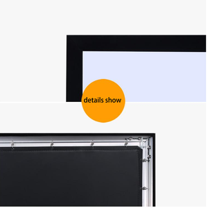 Motorized 100\&quot;-150\&quot; Electric Projector <strong>Screen</strong> With Portable Feature 3D 4K HD 16:9 Format Matte White <strong>Frame</strong> and <strong>Screen</strong> - Product Image 6