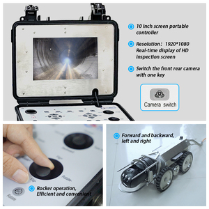 360度長パイプライン検出システム下水道パイプ検査クロールロボットカメラ - Product Image 2