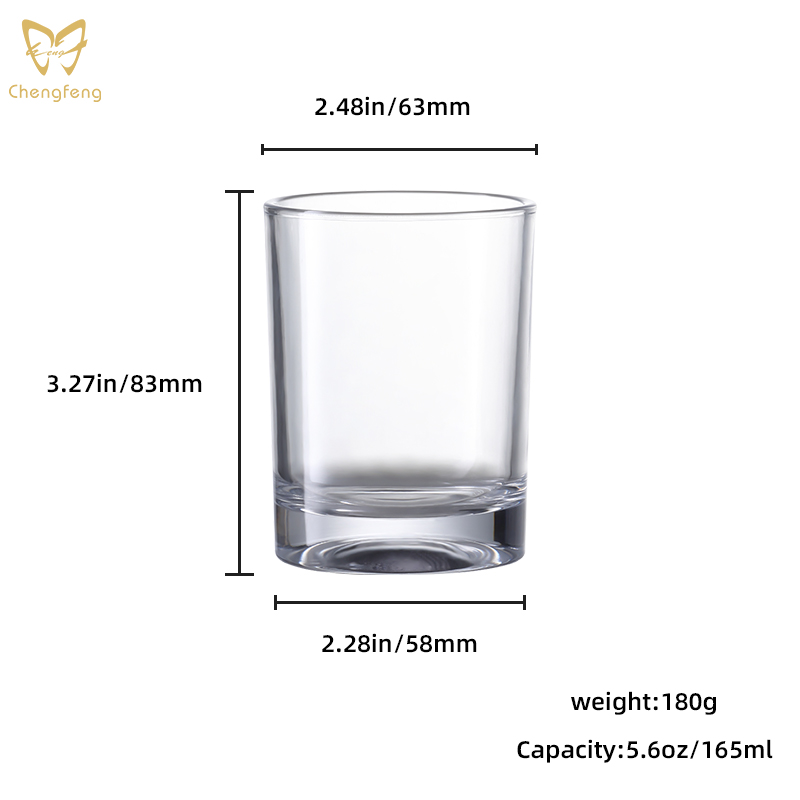 transparent, 165 ml