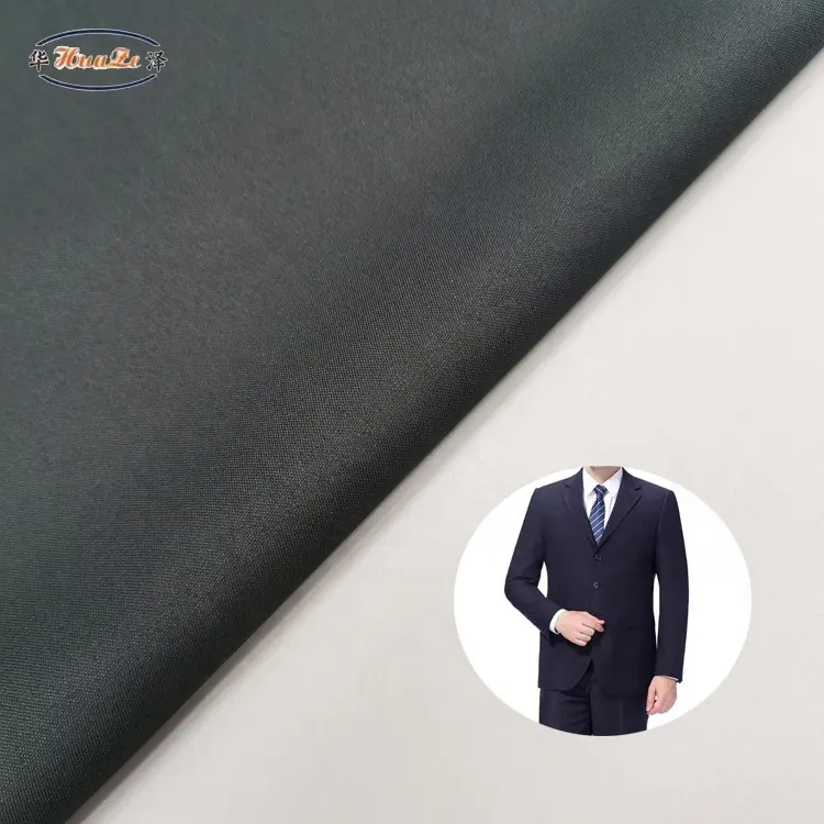 HZ dokuma takım elbise konfeksiyon tekstil 100% viskon Polyester astar kumaşı giyim için