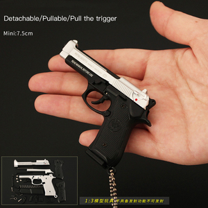 Toptan PUBG oyuncak sökme M92 Mini Metal oyuncak tabanca modeli Guns ayrılabilir PUBG silah tabancası modeli anahtarlık oyuncak hediye çocuklar için - Product Image 6